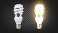 Energy Efficiency Fluorescent Lamp Cfl Vector Royalty Free Stock Photo