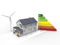 Energy efficiency house Royalty Free Stock Photo