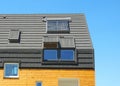 Energy Efficiency New Passive House Building Concept. Closeup of Royalty Free Stock Photo