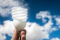 Energy efficient bulb Royalty Free Stock Photo