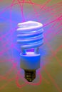 Energy efficient light bulb Royalty Free Stock Photo