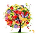 Energy fruit tree for your design