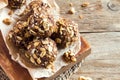 Energy granola bites Royalty Free Stock Photo