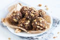 Energy granola bites Royalty Free Stock Photo