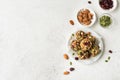 Energy granola bites Royalty Free Stock Photo