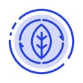 Energy, Green, Source, Power Blue Dotted Line Line Icon