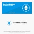 Energy, Green, Source, Power SOlid Icon Website Banner and Business Logo Template