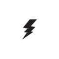 energy icon lightning icon vector Royalty Free Stock Photo