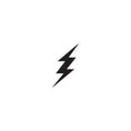 energy icon lightning icon vector Royalty Free Stock Photo