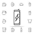 energy jar dusk icon. Drinks & Beverages icons universal set for web and mobile