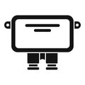 Energy junction box icon simple vector. Electric switch Royalty Free Stock Photo