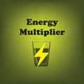 Energy Multiplier poster Royalty Free Stock Photo