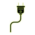 energy plug connector icon Royalty Free Stock Photo