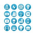 Energy and Power Icon Set Collection Vector for UI Documents Websites and Mobile Applications Royalty Free Stock Photo