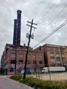 Energy and power of old coal plant New Orleans Louisiana