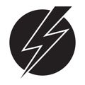 Energy power vector icon on white background. Electricity elements. Royalty Free Stock Photo