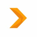Energy provider filled orange logo