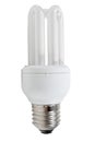 Energy saving bulb on a white background Royalty Free Stock Photo