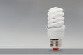 Energy saving compact fluorescent lightbulb Royalty Free Stock Photo