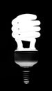 Energy saving compact fluorescent lightbulb Royalty Free Stock Photo