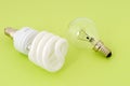 Energy saving lamp Royalty Free Stock Photo