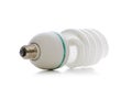 Energy saving lamp isolated on the white Royalty Free Stock Photo