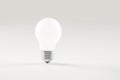 Energy saving lamp on white background Royalty Free Stock Photo