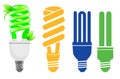 Energy saving lamps set