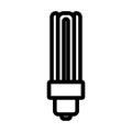 Energy Saving Light Bulb Icon Royalty Free Stock Photo