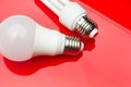 Energy saving light bulb to save money and electricity