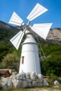 Energy saving windmills, turbin at nature, sea, mountains, fields