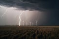 Energy saving windmills, turbin at nature, sea, mountains, fields