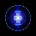 Energy Sphere With Glowing Core. Concept For Antigravity Royalty Free Stock Photo