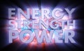 Energy Strength Power Words Light Effects