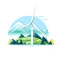 Energy technology environment wind windmill landscape nature