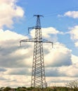 The energy transfer system With the sky and beautiful clouds on