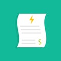 Energy utility bills Royalty Free Stock Photo