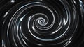 Energy Vortex. Liquid hypnotic looped aqua swirl turning. Luminous whirlpool. Abstract digital swirl. Rotating swirling