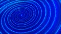 Energy Vortex. Liquid hypnotic looped aqua swirl turning. Luminous whirlpool. Abstract digital swirl. Rotating swirling