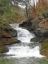 Robert H. Treman State Park in Ithaca NYS has many waterfalls Royalty Free Stock Photo