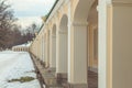 Enfilade in the old house