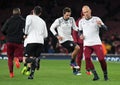 Bayern Munich Players Warming Up Royalty Free Stock Photo