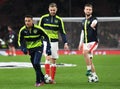 Alexis Sanchez, Aaron Ramsey and Shkodran Mustafi