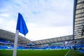 General view of American Express Community Stadium with corner flag Royalty Free Stock Photo