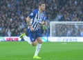 Pascal Gross of Brighton and Hove Albion celebrates goal