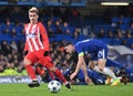 Antoine Griezmann and Gary Cahill