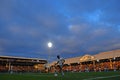 General View of Craven Cottage during game Royalty Free Stock Photo