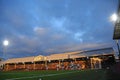 General View of Craven Cottage during game Royalty Free Stock Photo