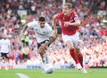 Michael Dawson of Nottingham Forest Royalty Free Stock Photo