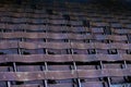 Old School Wooden Seats ar Craven Cottage